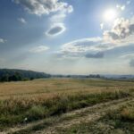 Heringsdorf Neuhof: Bank mit schönem Blick über die Felder